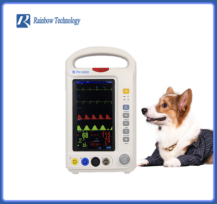 7 Inch Handheld Veterinary Monitoring Equipment Multi Parameter Vet Clinic Equipment