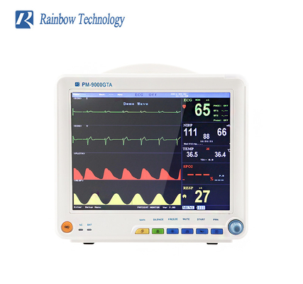 Vital Sign Multi Parameter Patient Monitor 12.1 Inch Portable ICU Monitor